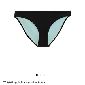 DUSKII Black Waikiki Low-rise Bikini Bottoms